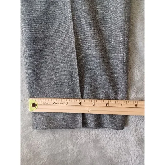 Canali Tessuto Stretch Pants Gray 34x31 Wool Silk Elastane Classic Preppy Italy - Picture 13 of 14